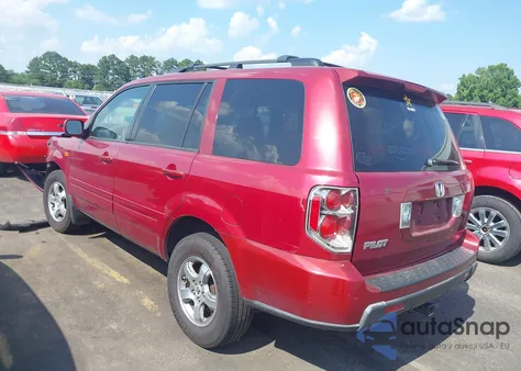 2006 Honda Pilot Ex-L из США, поврежденный, VIN 5FNYF28526B023173